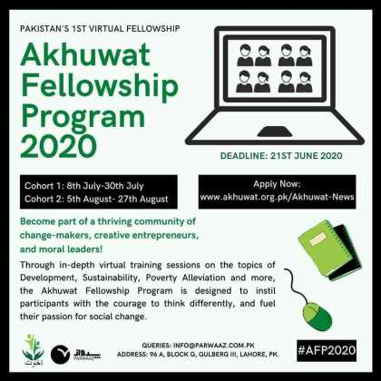 Akhuwat Fellowship 2020 www.akhuwat.org.pk Application Form