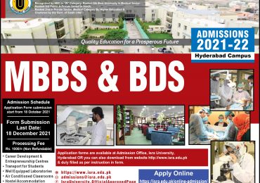 Al Nafees Medical College Islamabad Admission 2021-22