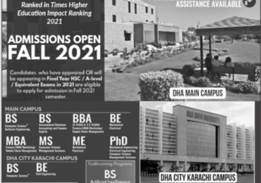 DHA Suffa University Karachi Admission 2021