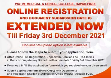 Watim Dental College Rawalpindi Admission 2021-22