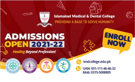 Islamabad Medical and Dental College Admission 2021-22