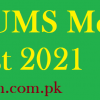 NUMS Merit List 2021 National University Management Sciences