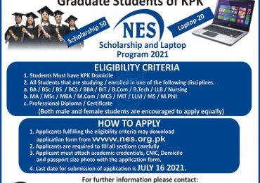 NES Peshawar Offering Scholarship Programs 2021