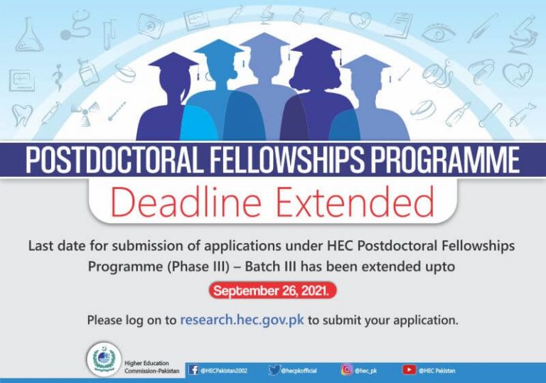 HEC Post Doctoral Fellowships 2024