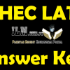 HEC LAT Answer Key 2022