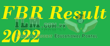 FBR Result 2025 Federal Board of Revenue