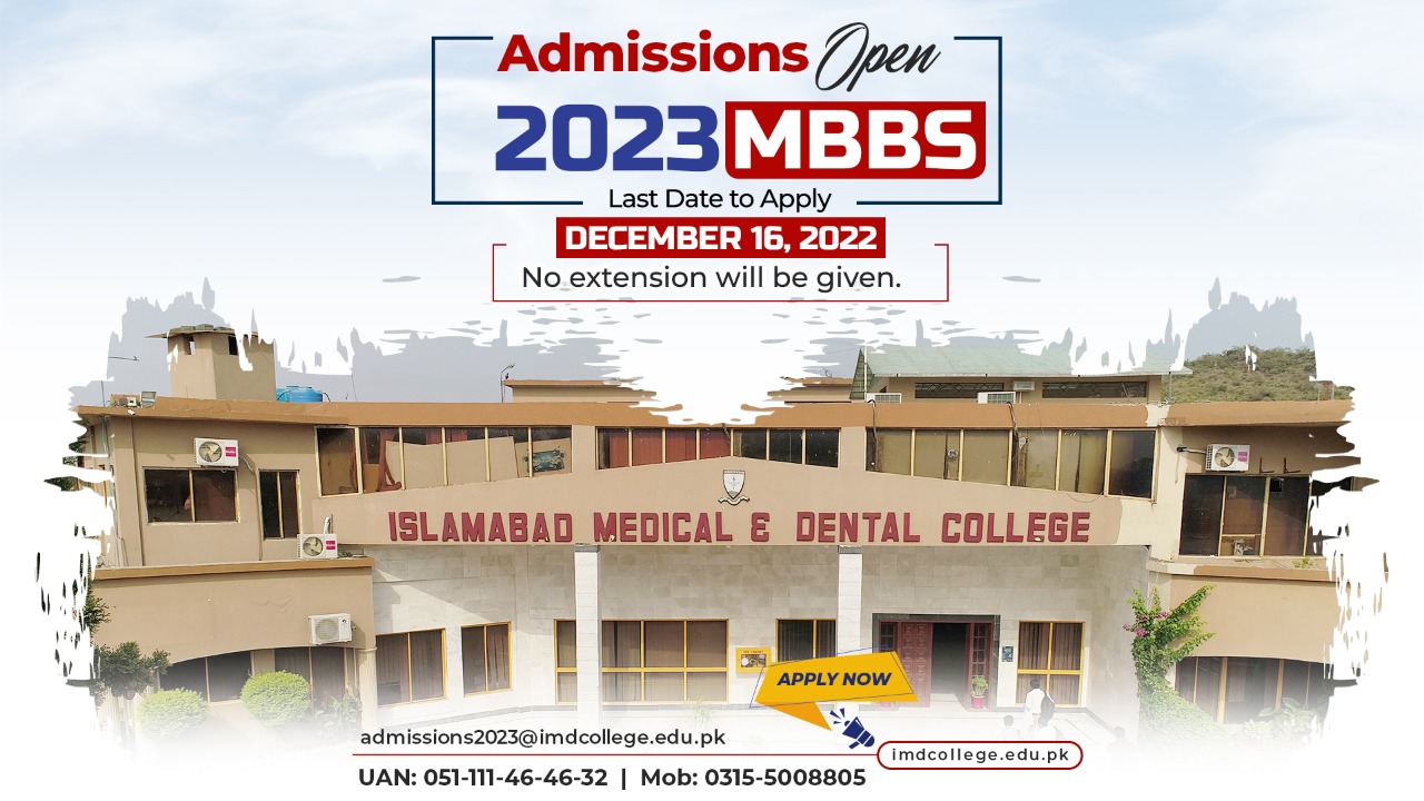 Islamabad Medical and Dental College Admission 2022
