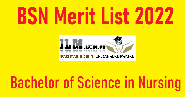 Bsn Merit List 2025 Bachelor Of Science In Nursing