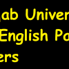 Punjab University BA English Past Papers