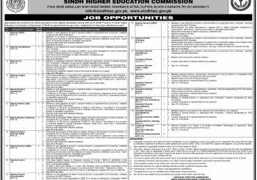 Sindh Higher Education Commission Jobs Advertisement