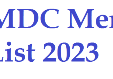 Karachi Medical And Dental College KMDC Merit List 2023