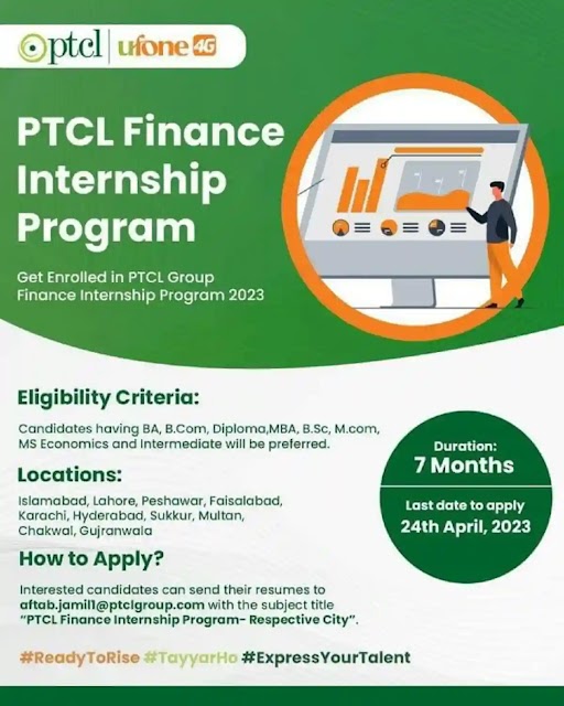 PTCL Internship 2023