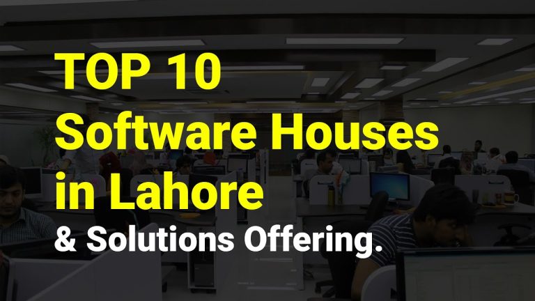 Best Software Houses In Lahore for Internship