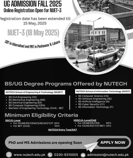 NUTECH Admission