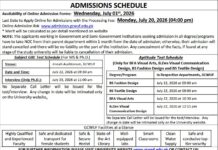Government College Women University Faisalabad Admission 2026