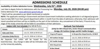 Government College Women University Faisalabad Admission 2026
