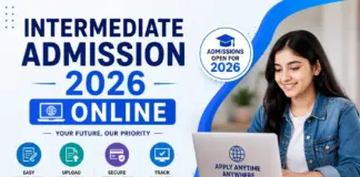 Intermediate Admission 2026 Online