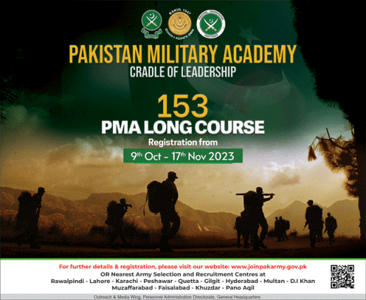 Latest PMA Long Course Advertisement
