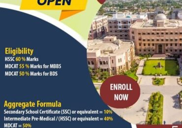 Khyber Medical University Peshawar Admission