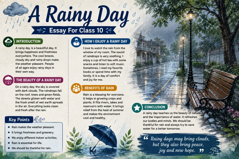 A Rainy Day Essay For Class 10