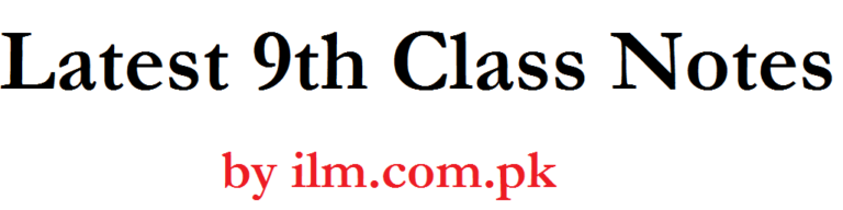 Chemistry Class 9 Notes 2025 PDF Solved, Chapter Wise
