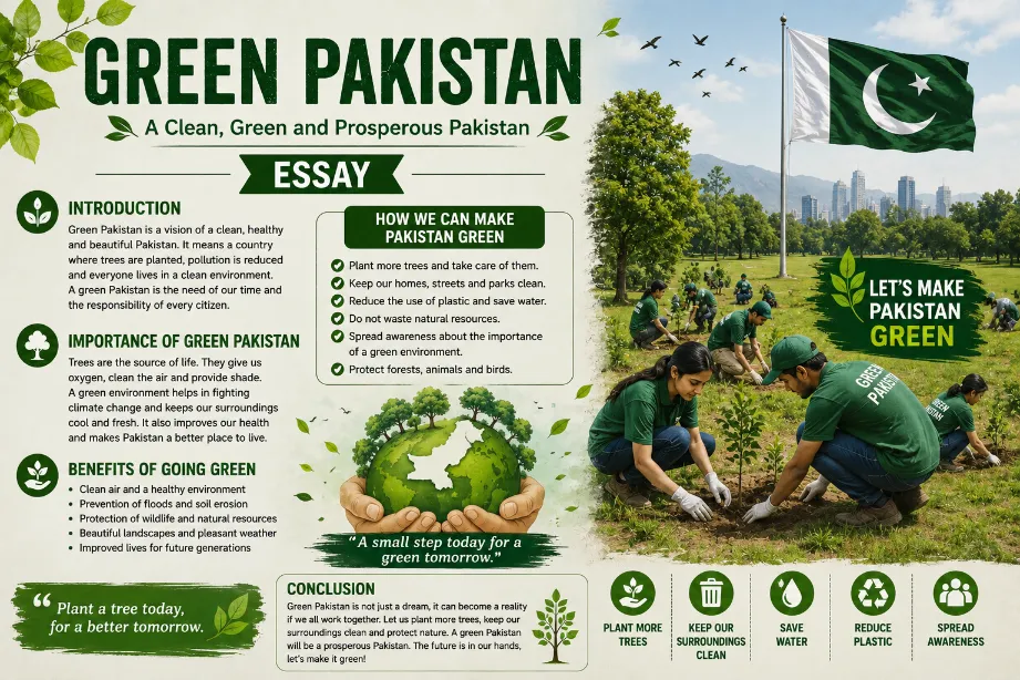 Green Pakistan Essay
