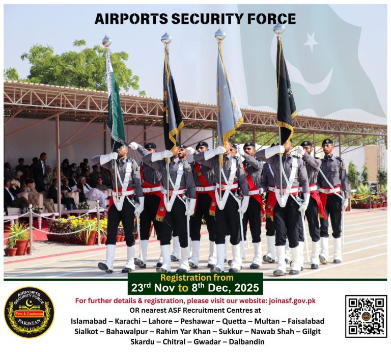 Airport Security Force ASF Jobs 2025 Application Form