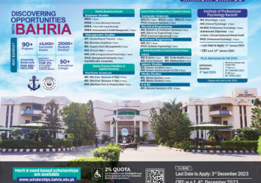 Bahria University Karachi MBA Admission 2024
