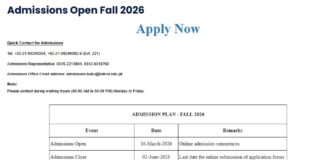 Bahria University Karachi Admission