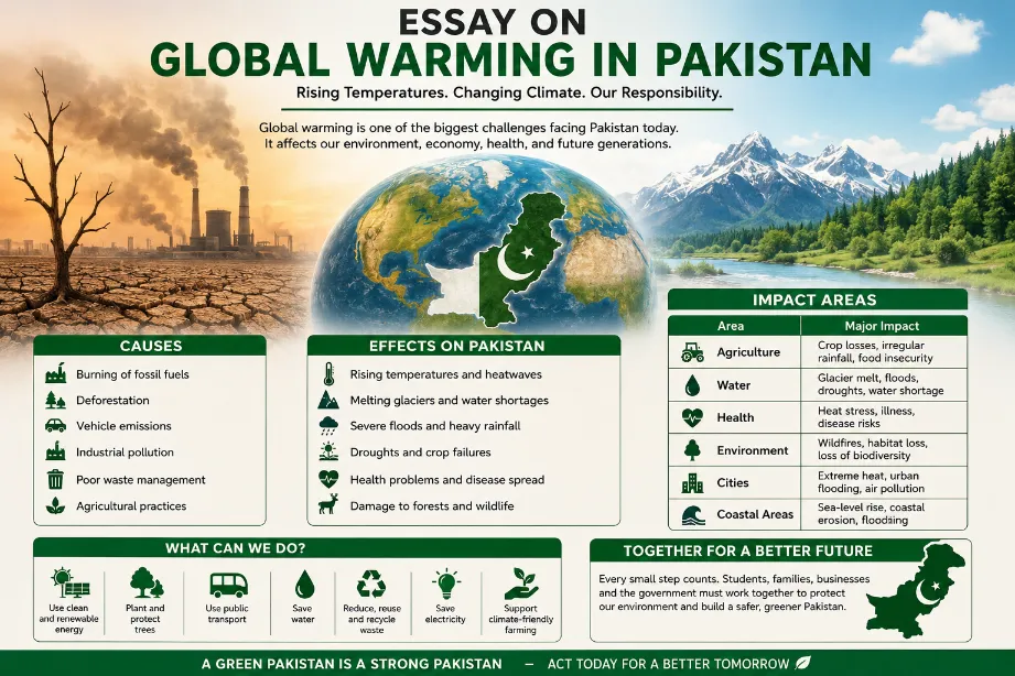 Essay on Global Warming in Pakistan