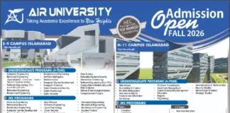 HU Hazara University Merit List
