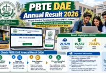 PBTE DAE Annual Result