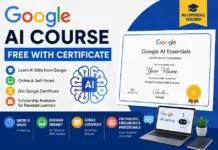 Google AI Course Free with Certificate