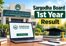 Sargodha Board 1st Year Result